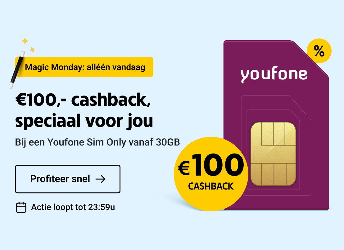 Buitenkansje: Sim Only van Youfone. Een sim only deal speciaal voor jou