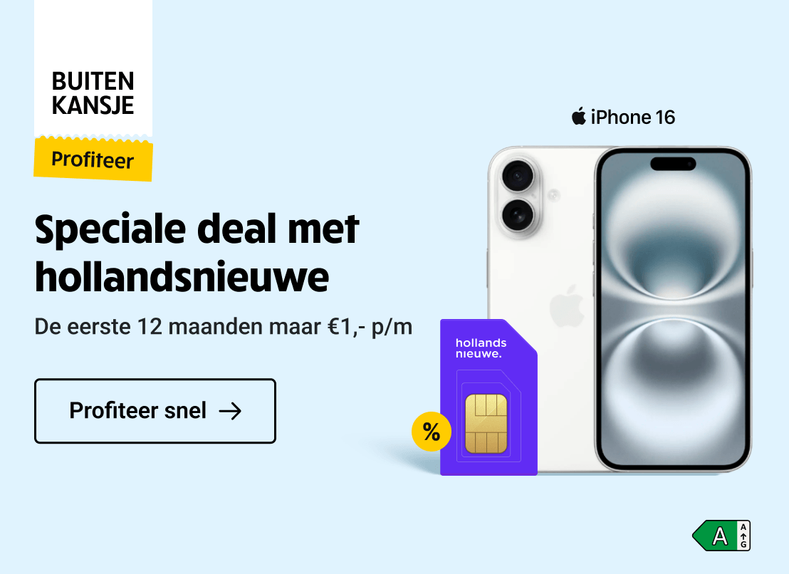Buitenkansje: iPhone 16 met hollandsnieuwe 