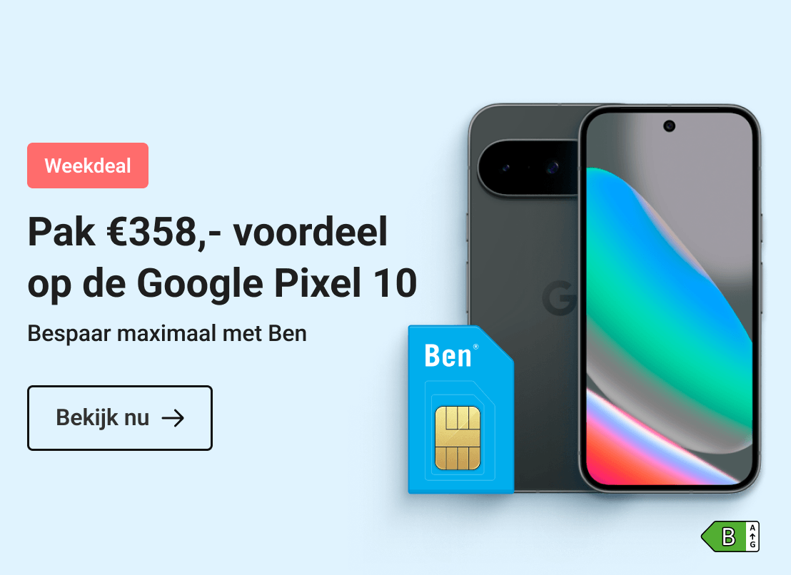 Week 3'26 - Belsimpel hero 3 - Google Pixel 10 + Ben 