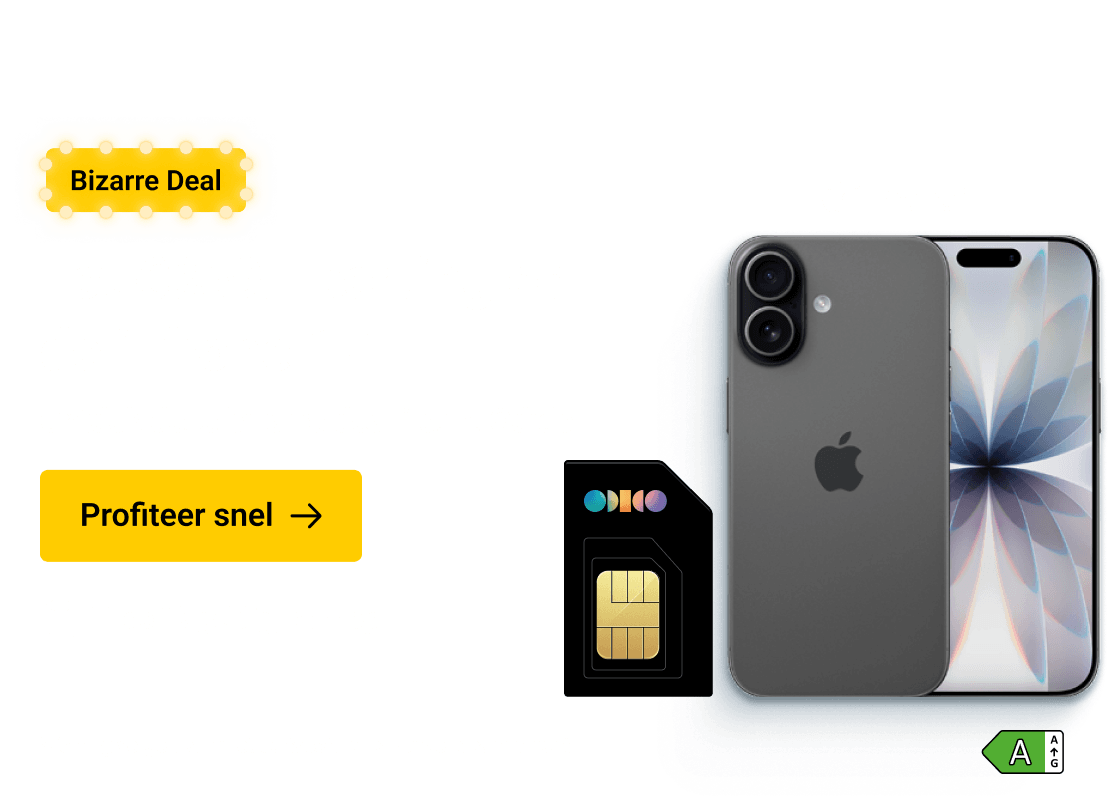 Week 4'26 - Belsimpel - Hero 1 -  BBD iPhone 17 + Odido