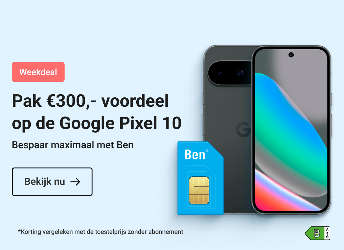 Week 3'26 - Belsimpel hero 3 - Google Pixel 10 + Ben 