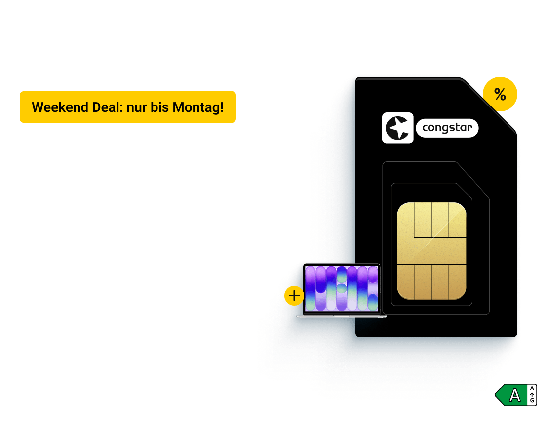Sichere Dir jetzt das Macbook Neo zum extra fairen Preis  mit congstar. Clicke hier um Dir unseren Weekend Deal bis zum 17. August um 11:59 Uhr zu sichern. 