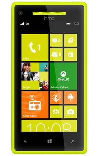 HTC Windows Phone 8X Limelight Yellow