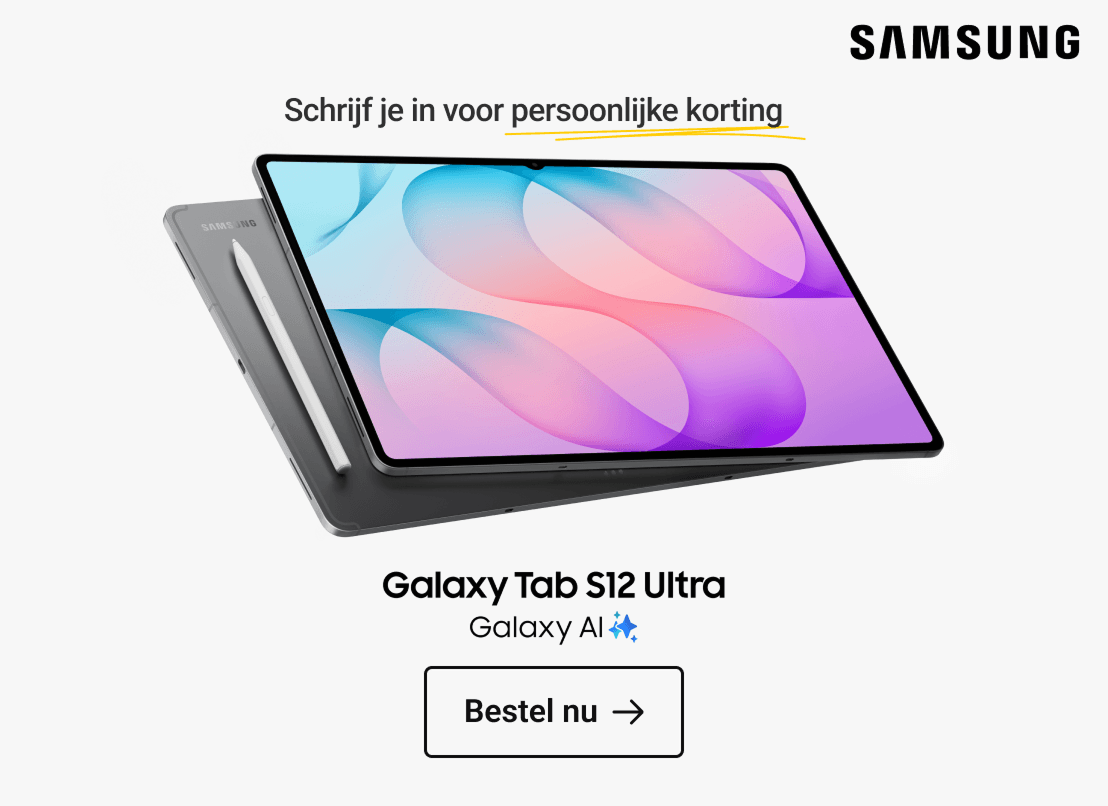 Nieuw bij Belsimpel: Samsung Galaxy S12 Ultra. Schrijf je in voor persoonlijke korting