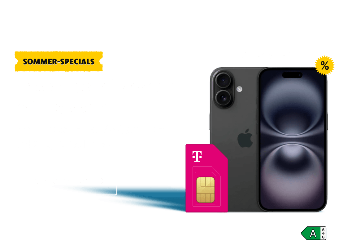 Sommer-Specials Deal: iPhone 17 zusammen mit Telekom