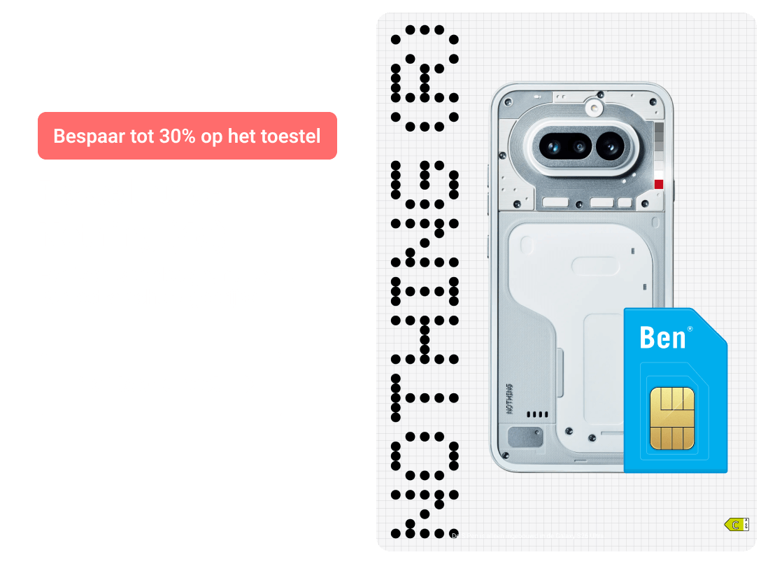 week 10'26 - Belsimpel - Hero 6  - nothing 4a pre-order