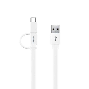 Huawei 2-en-1 Datacable USB-C & Micro-USB 1.5 metre Blanc