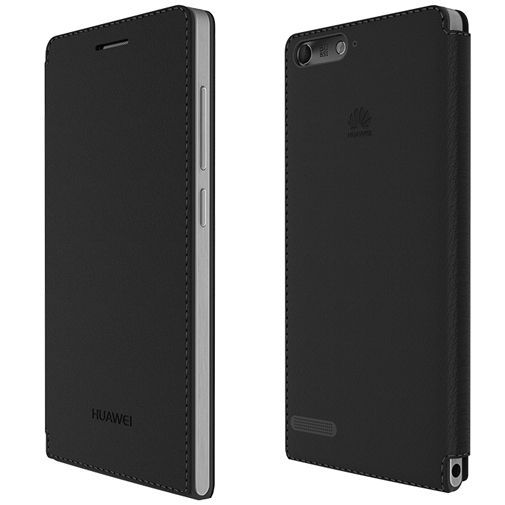 Huawei Ascend G6 4G Flip Case Black