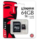 Kingston MicroSDXC 64GB Class 10 + adapter