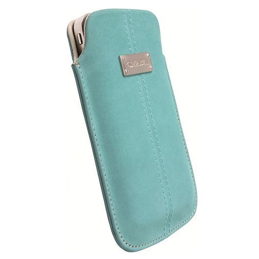 Krusell Luna Pouch Nubuck Turquoise Large