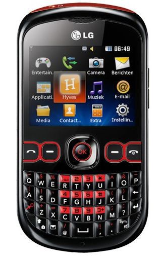 LG C300 InTouch Black Red
