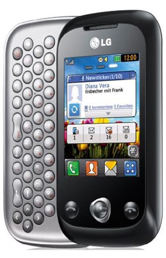 LG C330 Black Silver