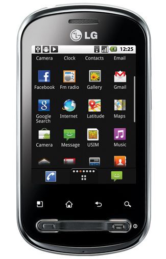 LG P350 Optimus Me Red