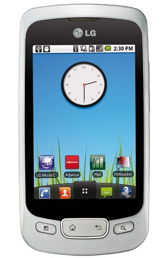 LG P500 Optimus One Silver Chrome
