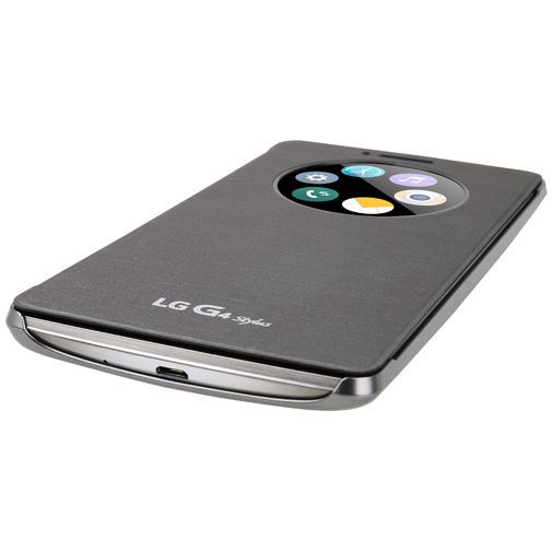 LG Quick Circle Case Silver G4 Stylus