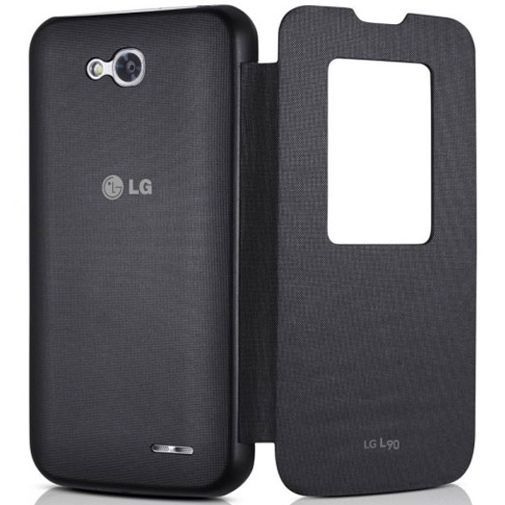 LG Quick Window Flip Cover LG L90 Black