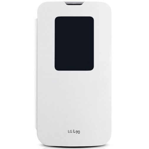 LG Quick Window Flip Cover LG L90 White