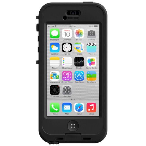 Lifeproof Nuud Case Black Clear Apple iPhone 5C