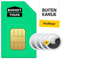 Apple AirTag (2e generatie) Wit 4-Pack cadeau bij Budget Thuis!