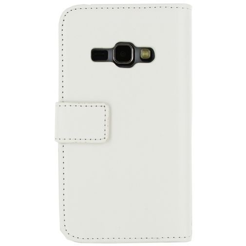 Mobilize Classic Gelly Wallet Book Case White Samsung Galaxy J1 2016