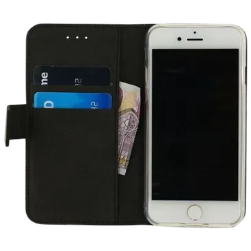 Mobilize Cuir Pu Book Coque Noir Apple iPhone 8/SE 2020/SE 2022