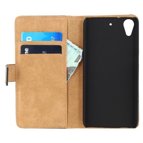 Mobilize Classic Wallet Book Case Black HTC Desire 628