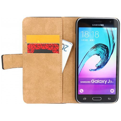 Mobilize Classic Wallet Book Case Black Samsung Galaxy J3 (2016)