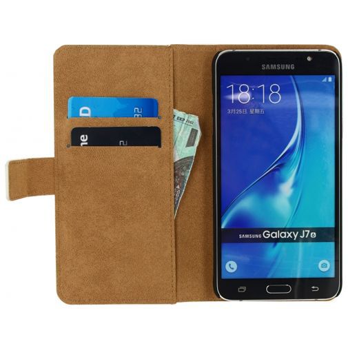 Mobilize Classic Wallet Book Case White Samsung Galaxy J7 (2016)