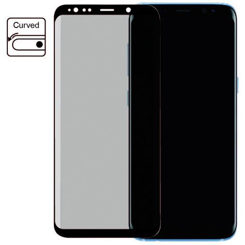 Mobilize Edge-To-Edge Glass Screenprotector Samsung Galaxy S8+ Black