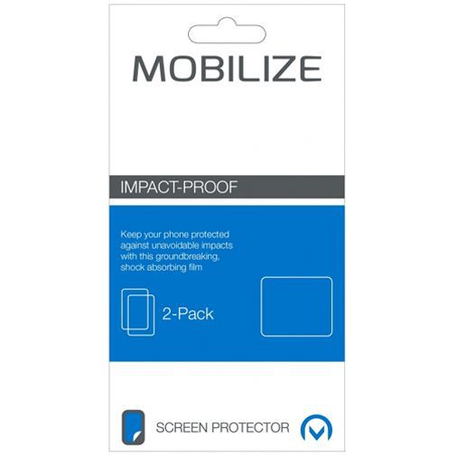 Mobilize Impact-Proof Screenprotector Apple iPhone 5/5S/SE 2-pack