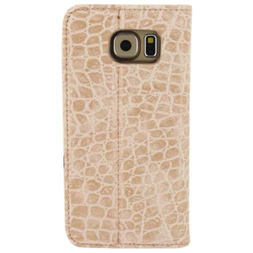 Mobilize Premium Magnet Book Case Alligator Coral Pink Samsung Galaxy S6