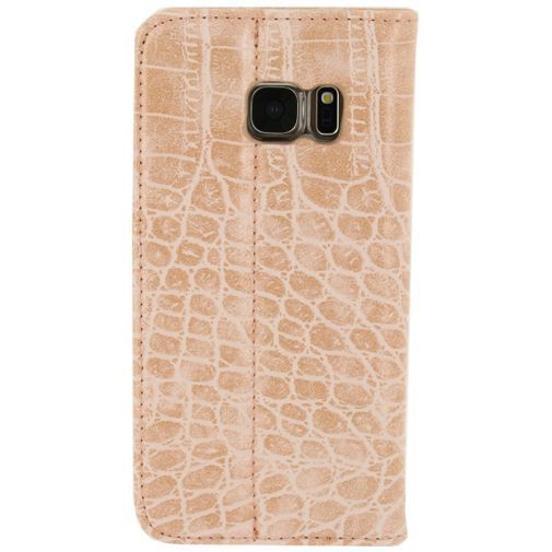 Mobilize Premium Magnet Book Case Alligator Coral Pink Samsung Galaxy S7