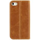 Mobilize Premium Magnet Book Case Brown Apple iPhone 5/5S/SE