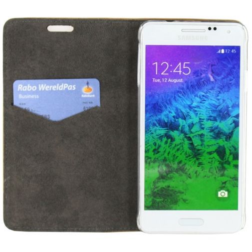 Mobilize Premium Magnet Book Case Brown Samsung Galaxy S5 Mini