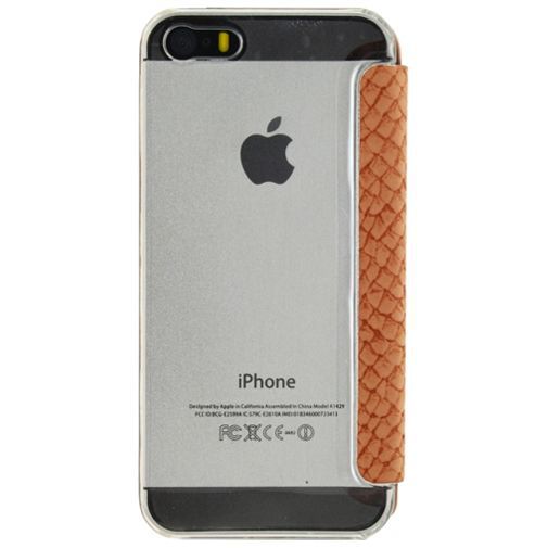 Mobilize Slim Booklet Soft Snake Apricot Apple iPhone 5/5S/SE