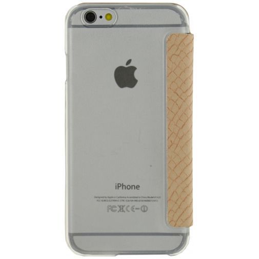 Mobilize Slim Booklet Soft Snake Creamy Rose Apple iPhone 6/6S