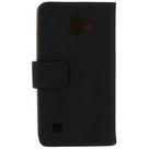Mobilize Slim Wallet Book Case Black Huawei Ascend Y550