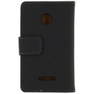 Mobilize Slim Wallet Book Case Black Microsoft Lumia 435