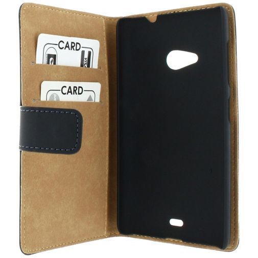 Mobilize Slim Wallet Book Case Black Microsoft Lumia 535