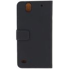 Mobilize Slim Wallet Book Case Black Sony Xperia C4