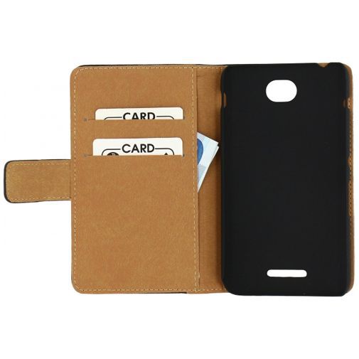 Mobilize Slim Wallet Book Case Black Sony Xperia E4