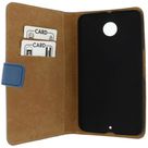 Mobilize Slim Wallet Book Case Blue Motorola Nexus 6