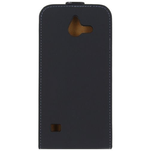 Mobilize Ultra Slim Flip Case Black Huawei Ascend Y550