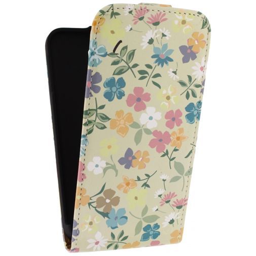 Mobilize Ultra Slim Flip Case Flowers Samsung Galaxy S5/S5 Plus/S5 Neo