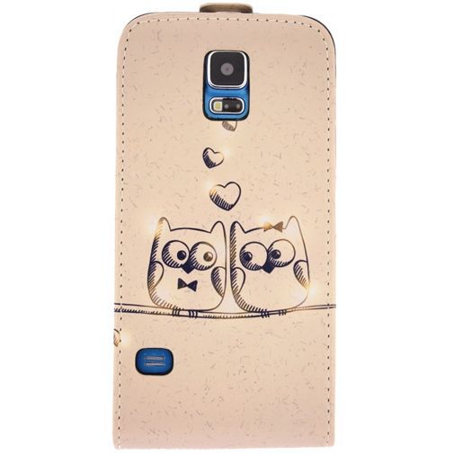 Mobilize Ultra Slim Flip Case Owls Samsung Galaxy S5/S5 Plus/S5 Neo