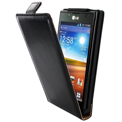 Mobiparts Classic Flip Case LG Optimus L7 Black