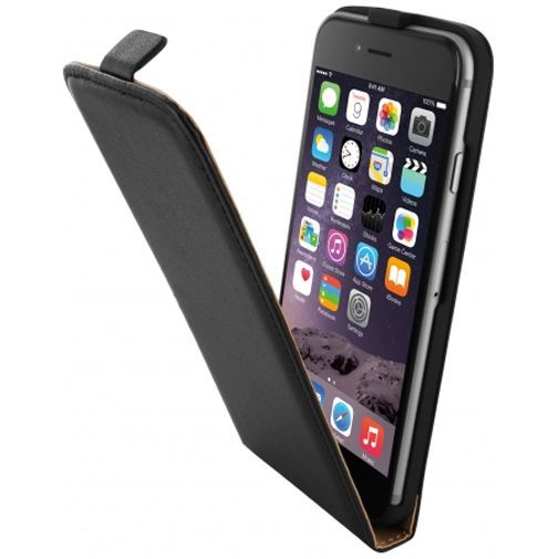 Mobiparts Essential Flip Case Black Apple iPhone 6/6S