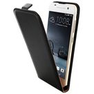 Mobiparts Essential Flip Case Black HTC One A9