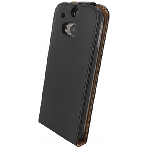 Mobiparts Essential Flip Case Black HTC One M8/M8s