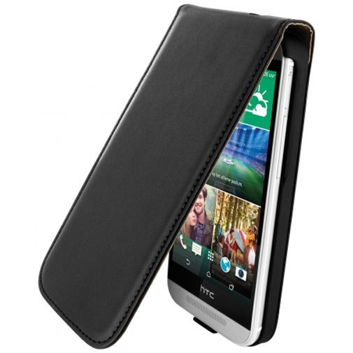 Mobiparts Essential Flip Case Black HTC One Mini 2